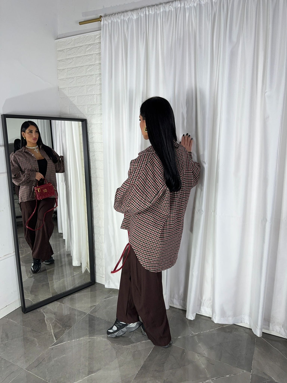 PANTALONE ONDA MARRONE