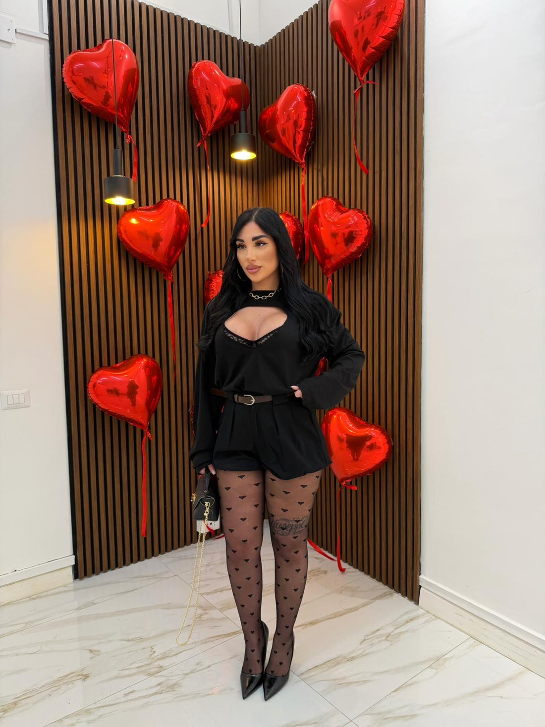 PANTALONCINO BALLON NERO