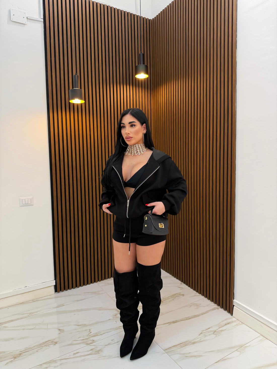 CORDINATO GRANADA NERO