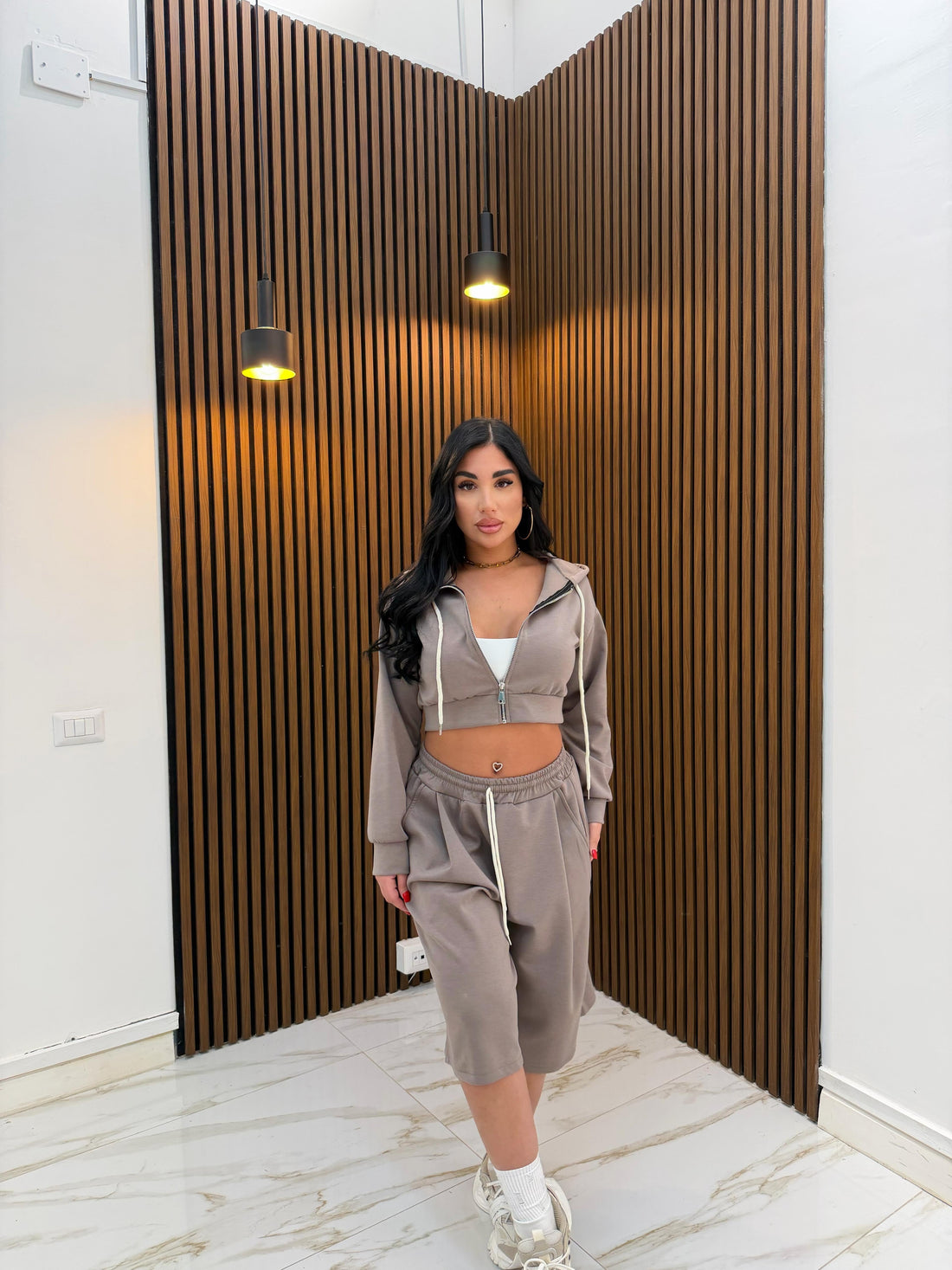 CORDINATO CANNES FANGO