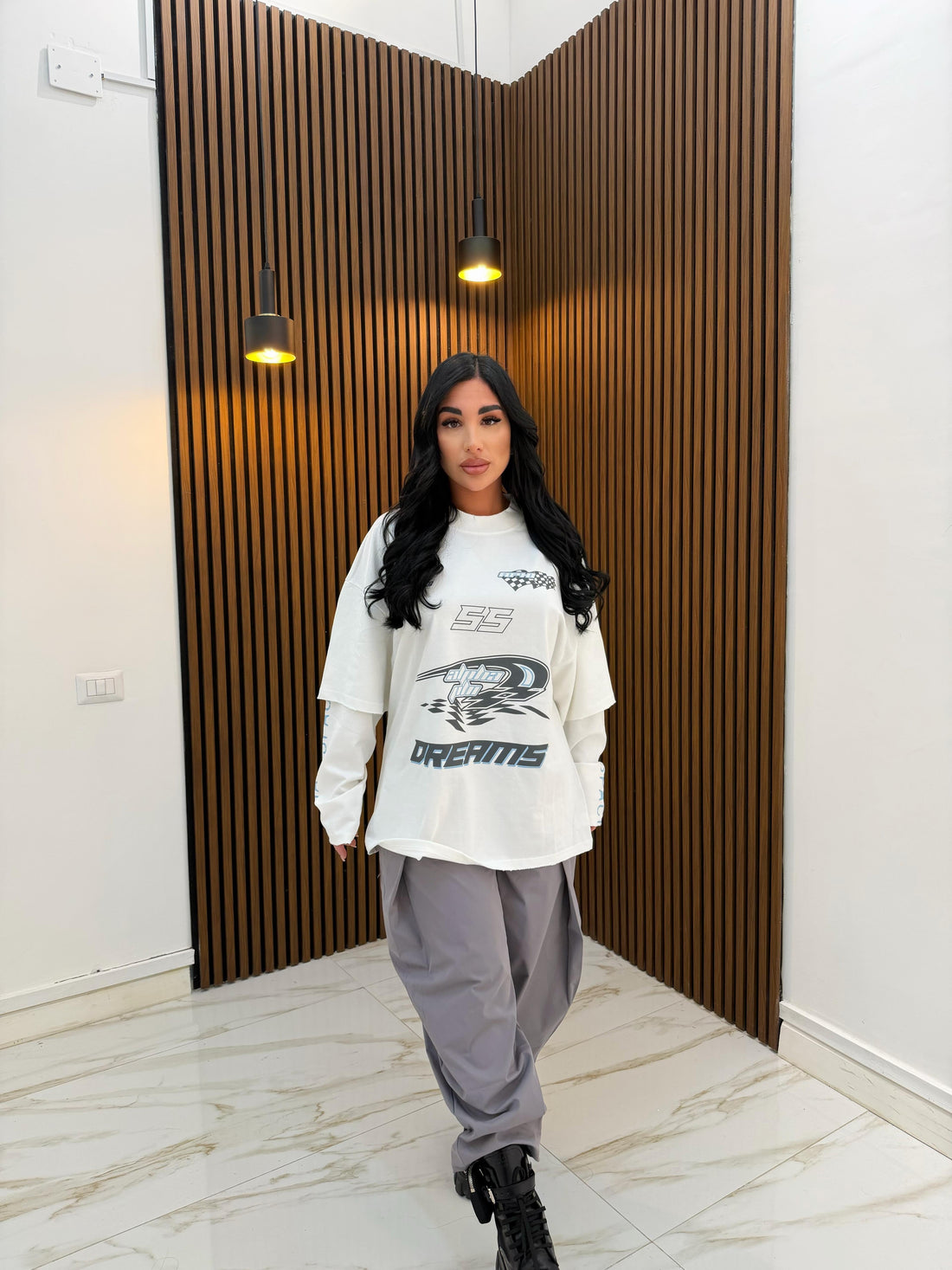 PANTALONE FATY GRIGIO